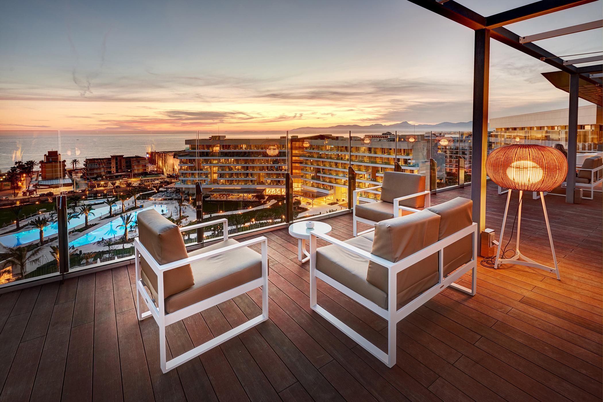 Hipotels Playa De Palma Palace&Spa (Adults Only) Exterior photo The view from the rooftop of the hotel