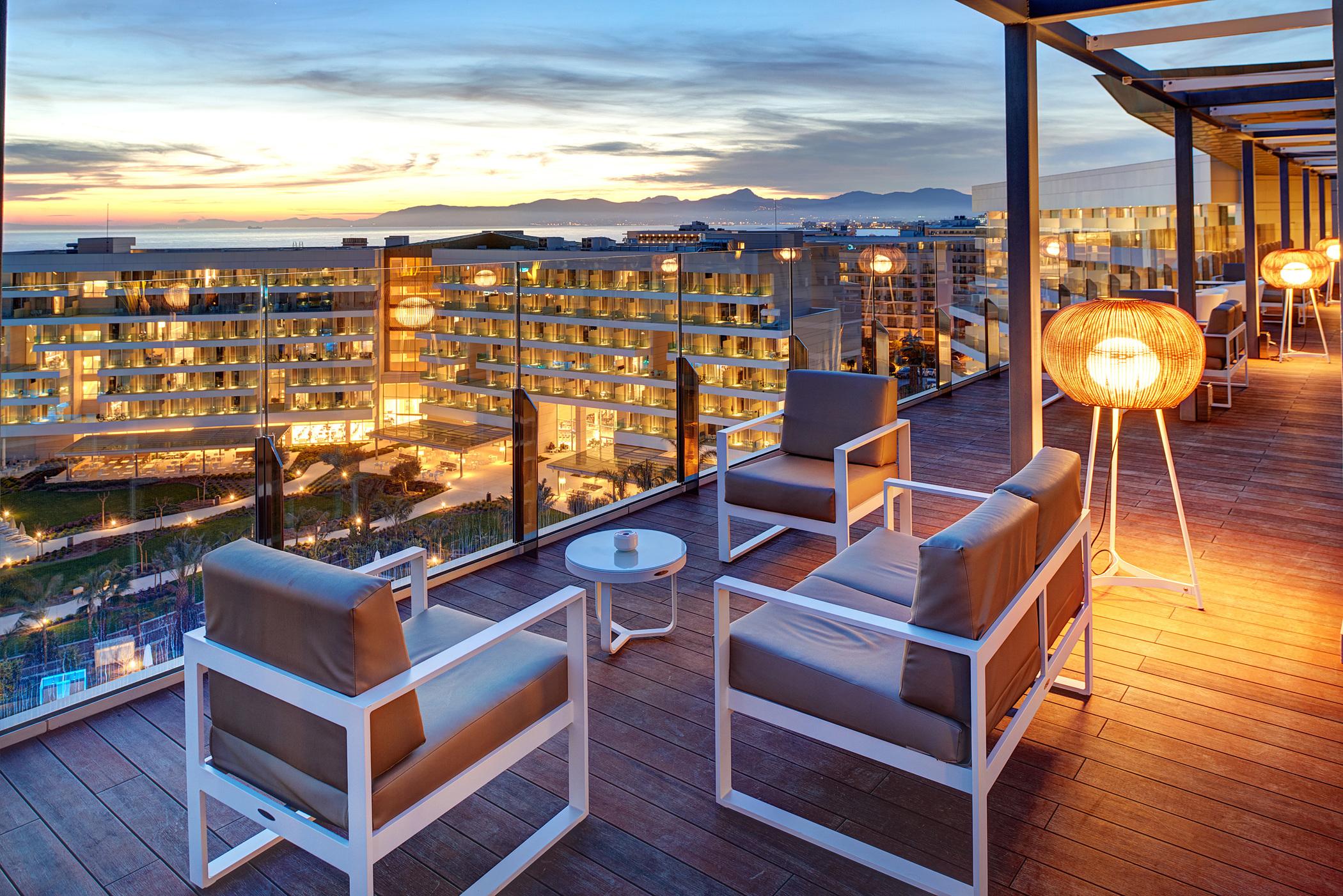 Hipotels Playa De Palma Palace&Spa (Adults Only) Exterior photo The view from the rooftop of the hotel